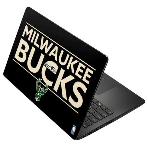 NBA Milwaukee Bucks Standard - Black Asus X502CA 15.6 Skin