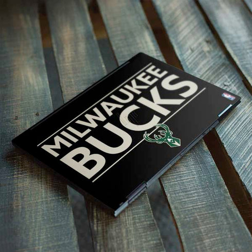 NBA Milwaukee Bucks Standard - Black HP Envy Skin