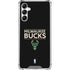 NBA Milwaukee Bucks Standard - Black Galaxy A14 5G Clear Case