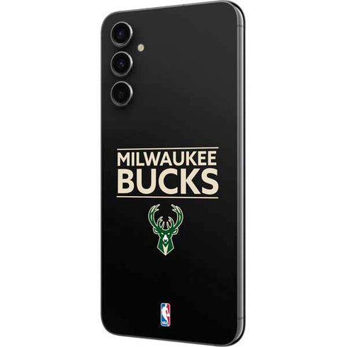 NBA Milwaukee Bucks Standard - Black Galaxy A14 5G Skin