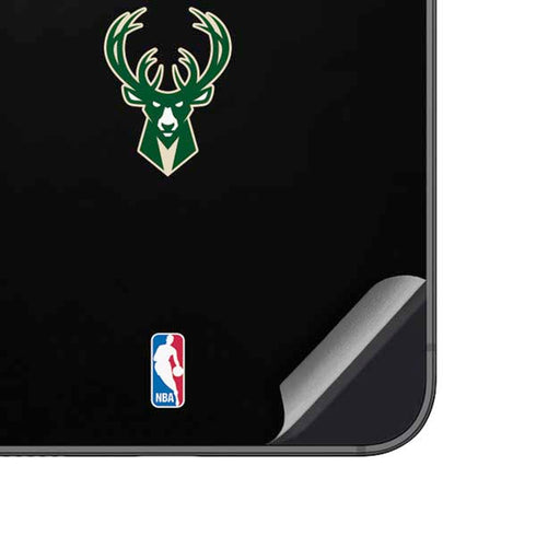 NBA Milwaukee Bucks Standard - Black Galaxy A14 5G Skin