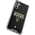 NBA Milwaukee Bucks Standard - Black Galaxy A15 5G Clear Case