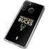 NBA Milwaukee Bucks Standard - Black Galaxy A21 Clear Case