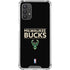 NBA Milwaukee Bucks Standard - Black Galaxy A32 5G Clear Case