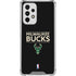 NBA Milwaukee Bucks Standard - Black Galaxy A33 5G Clear Case