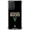 NBA Milwaukee Bucks Standard - Black Galaxy A52 5G Clear Case