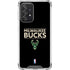 NBA Milwaukee Bucks Standard - Black Galaxy A52 5G Clear Case