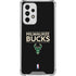 NBA Milwaukee Bucks Standard - Black Galaxy A53 5G Clear Case