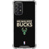 NBA Milwaukee Bucks Standard - Black Galaxy A72 5G Clear Case