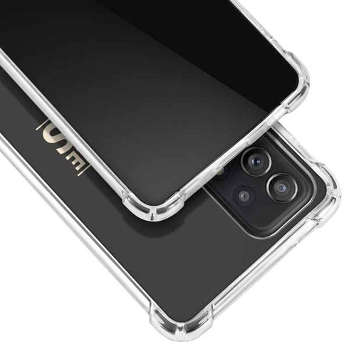 NBA Milwaukee Bucks Standard - Black Galaxy A72 5G Clear Case