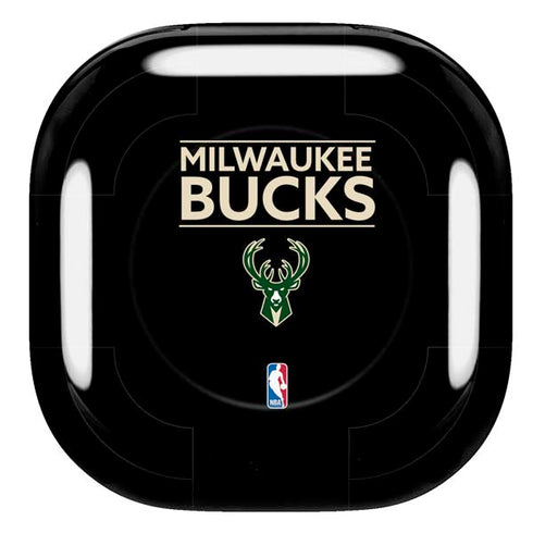 NBA Milwaukee Bucks Standard - Black Galaxy Buds Pro Skin