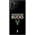 NBA Milwaukee Bucks Standard - Black Galaxy Note 10 Skin