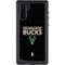NBA Milwaukee Bucks Standard - Black Galaxy Note 10 Waterproof Case