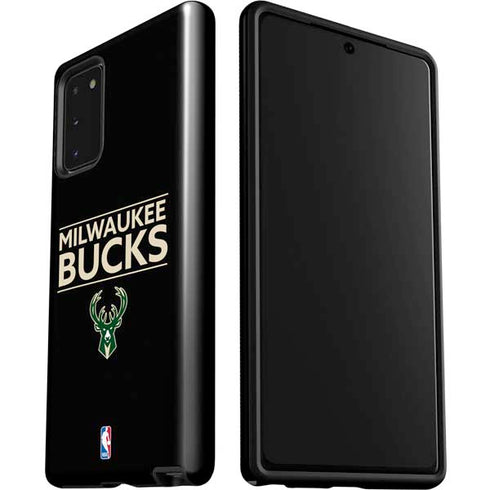 NBA Milwaukee Bucks Standard - Black Galaxy Note20 5G Pro Case