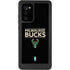 NBA Milwaukee Bucks Standard - Black Galaxy Note20 5G Waterproof Case