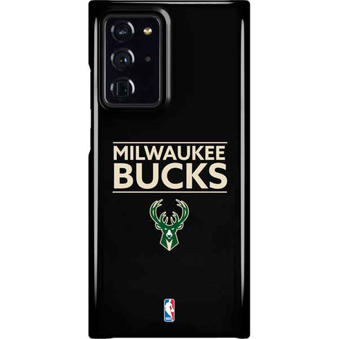 NBA Milwaukee Bucks Standard - Black Galaxy Note20 Ultra 5G Lite Case