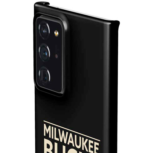 NBA Milwaukee Bucks Standard - Black Galaxy Note20 Ultra 5G Lite Case
