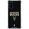 NBA Milwaukee Bucks Standard - Black Galaxy S20 FE Clear Case