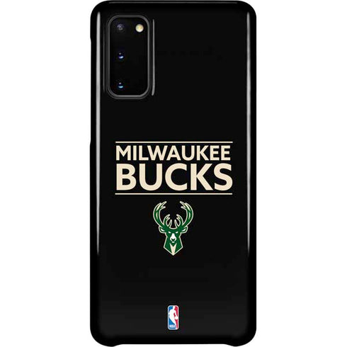 NBA Milwaukee Bucks Standard - Black Galaxy S20 Lite Case
