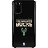 NBA Milwaukee Bucks Standard - Black Galaxy S20 Lite Case