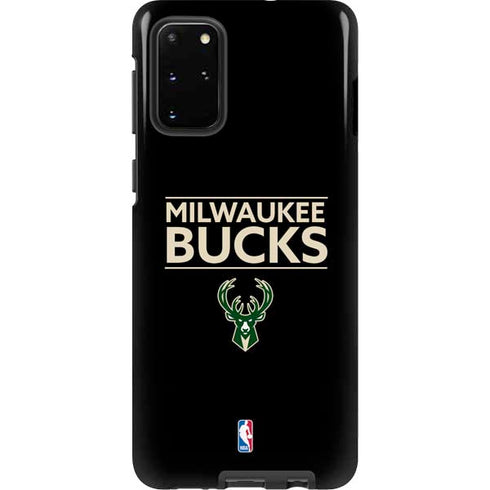 NBA Milwaukee Bucks Standard - Black Galaxy S20 Plus Pro Case