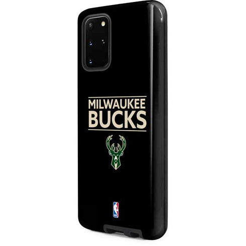 NBA Milwaukee Bucks Standard - Black Galaxy S20 Plus Pro Case
