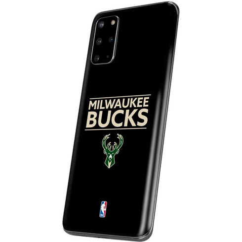NBA Milwaukee Bucks Standard - Black Galaxy S20 Plus Skin