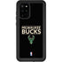NBA Milwaukee Bucks Standard - Black Galaxy S20 Plus Waterproof Case