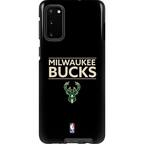 NBA Milwaukee Bucks Standard - Black Galaxy S20 Pro Case