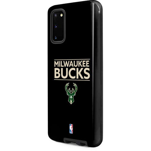NBA Milwaukee Bucks Standard - Black Galaxy S20 Pro Case