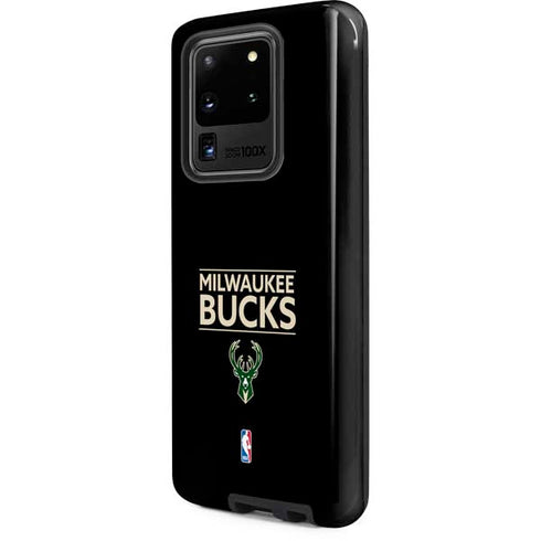 NBA Milwaukee Bucks Standard - Black Galaxy S20 Ultra 5G Pro Case