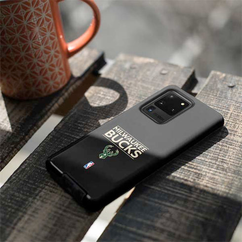 NBA Milwaukee Bucks Standard - Black Galaxy S20 Ultra 5G Pro Case