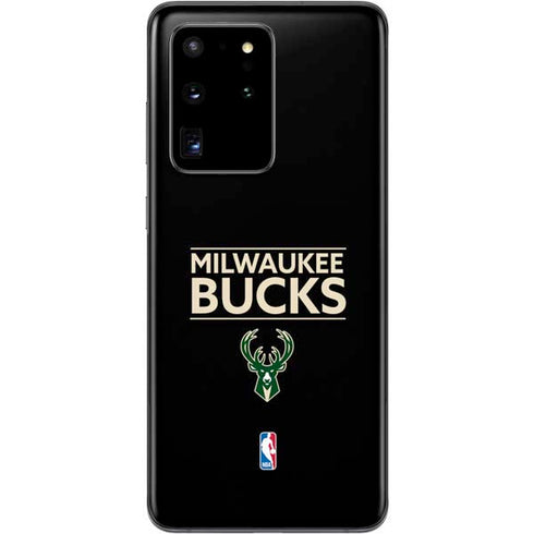 NBA Milwaukee Bucks Standard - Black Galaxy S20 Ultra 5G Skin