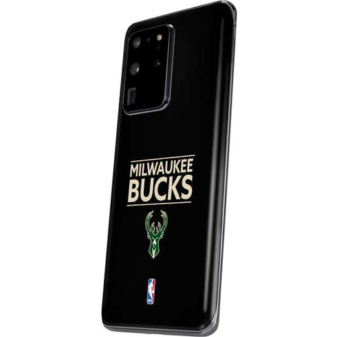 NBA Milwaukee Bucks Standard - Black Galaxy S20 Ultra 5G Skin