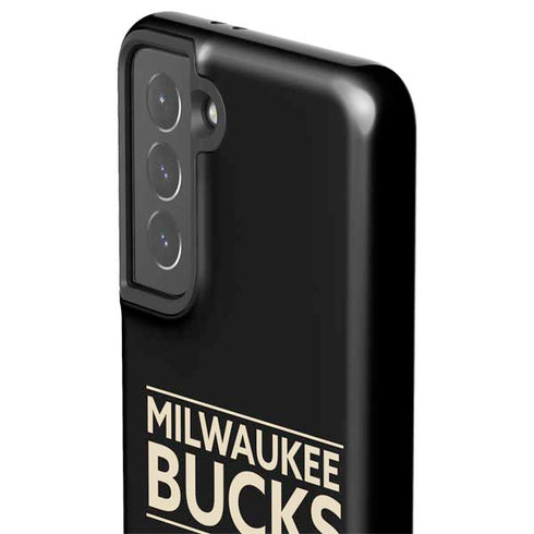 NBA Milwaukee Bucks Standard - Black Galaxy S21 5G Pro Case