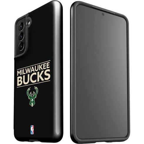 NBA Milwaukee Bucks Standard - Black Galaxy S21 5G Pro Case