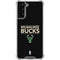 NBA Milwaukee Bucks Standard - Black Galaxy S21 FE Clear Case
