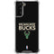 NBA Milwaukee Bucks Standard - Black Galaxy S21 Plus 5G Clear Case