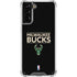 NBA Milwaukee Bucks Standard - Black Galaxy S21 Plus 5G Clear Case