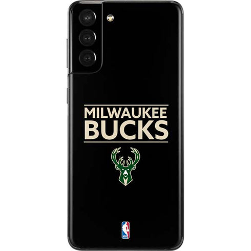 NBA Milwaukee Bucks Standard - Black Galaxy S21 Plus 5G Skin