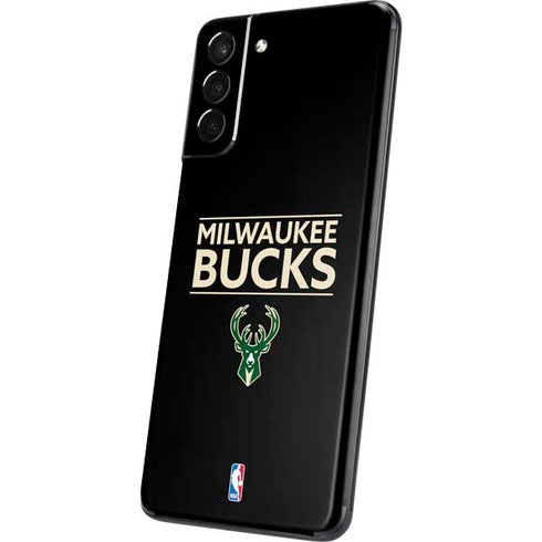 NBA Milwaukee Bucks Standard - Black Galaxy S21 Plus 5G Skin