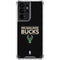 NBA Milwaukee Bucks Standard - Black Galaxy S21 Ultra 5G Clear Case