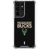 NBA Milwaukee Bucks Standard - Black Galaxy S21 Ultra 5G Clear Case