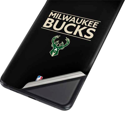 NBA Milwaukee Bucks Standard - Black Galaxy S21 Ultra 5G Skin