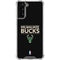 NBA Milwaukee Bucks Standard - Black Galaxy S22 Plus Clear Case