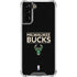 NBA Milwaukee Bucks Standard - Black Galaxy S22 Plus Clear Case