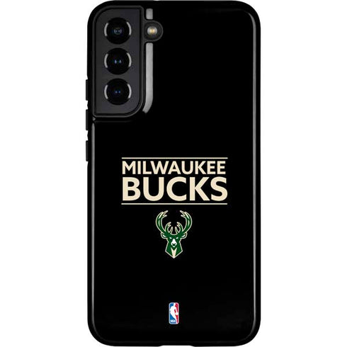 NBA Milwaukee Bucks Standard - Black Galaxy S22 Plus Pro Case