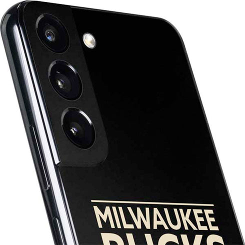 NBA Milwaukee Bucks Standard - Black Galaxy S22 Plus Skin