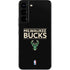NBA Milwaukee Bucks Standard - Black Galaxy S22 Skin