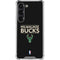 NBA Milwaukee Bucks Standard - Black Galaxy S23 Clear Case